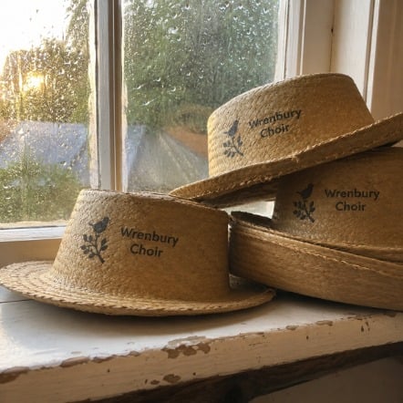 Custom straw hats for small business